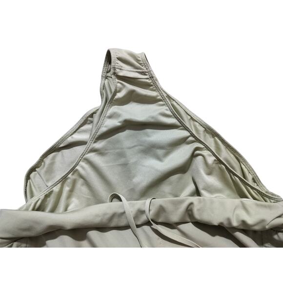 Nike womens Dri-fit running olive green mesh shorts size L - Picture 5 of 12